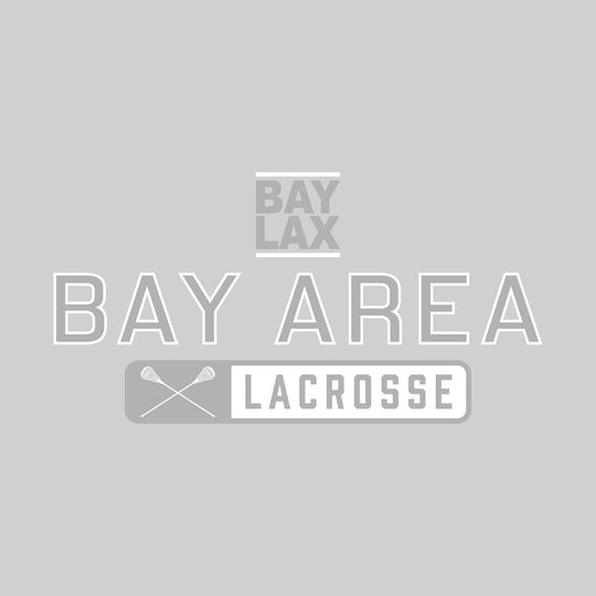 Bay Area Lacrosse Club - Lacrosse - Mascot Over Name with Rounded Rectangle