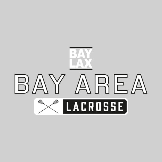 Bay Area Lacrosse Club - Lacrosse - Mascot Over Name with Rounded Rectangle