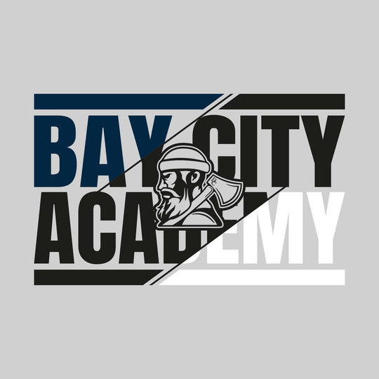 Bay City Academy - Spirit Wear - 3-Color Divided with Mascot