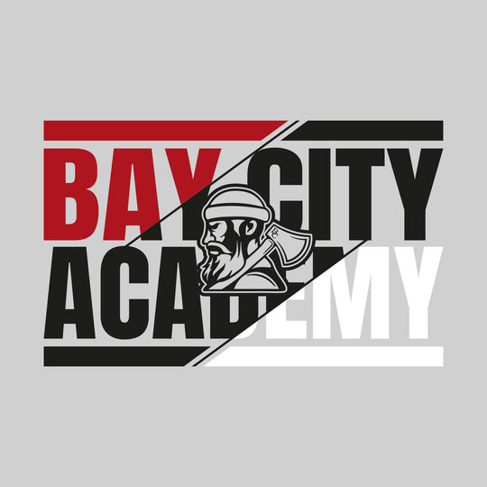 Bay City Academy - Spirit Wear - 3-Color Divided with Mascot