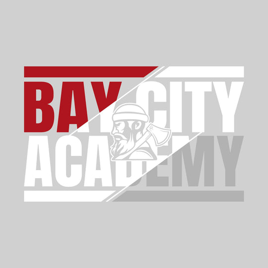 Bay City Academy - Spirit Wear - 3-Color Divided with Mascot