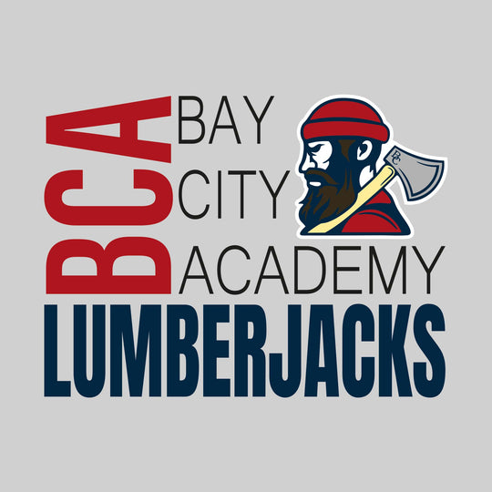 Bay City Academy - Spirit Wear - BCA Collage with Mascot