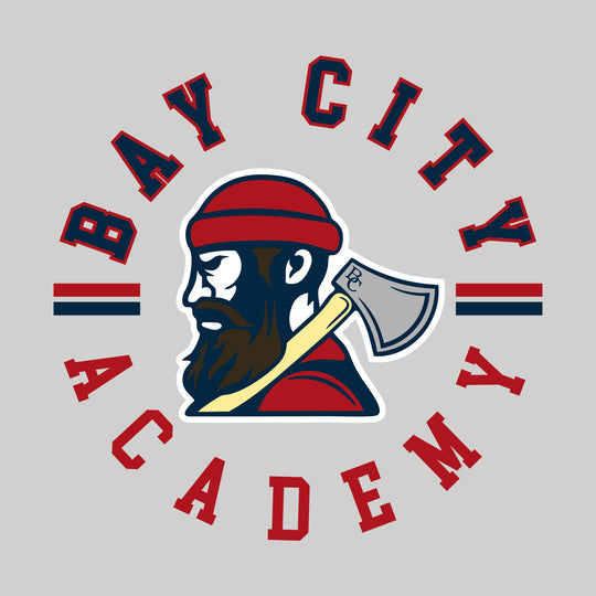 Bay City Academy - Spirit Wear - Circular Text with Logo