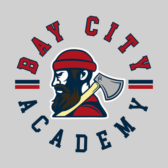 Bay City Academy - Spirit Wear - Circular Text with Logo
