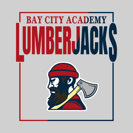 Bay City Academy - Spirit Wear - Split Color Boxed with Mascot