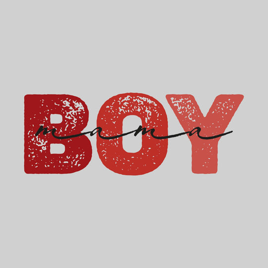 Boy Mama - Distressed Text