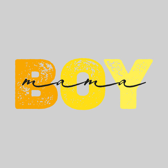 Boy Mama - Distressed Text