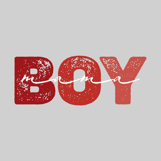 Boy Mama - Distressed Text
