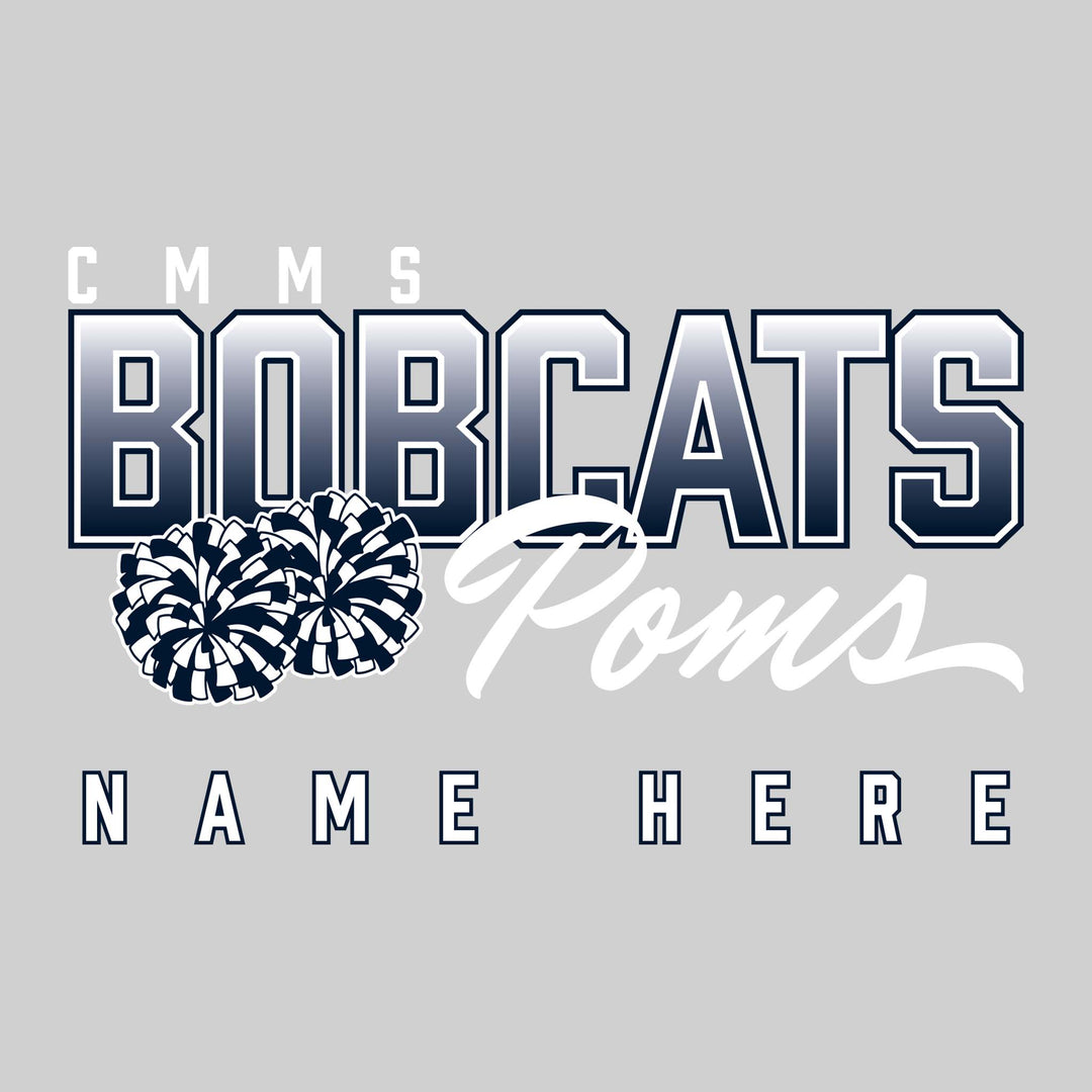 CMMS - Poms - Gradient Bobcats with Poms