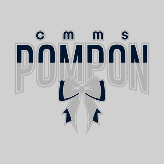 CMMS - Poms - Split-Color Pompon with Bow