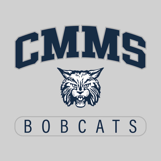 CMMS Bobcats - Spirit Wear - Arched CMMS with Mascot
