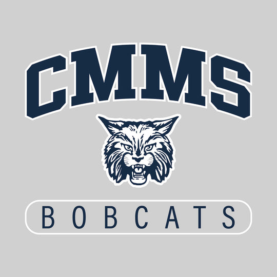 CMMS Bobcats - Spirit Wear - Arched CMMS with Mascot