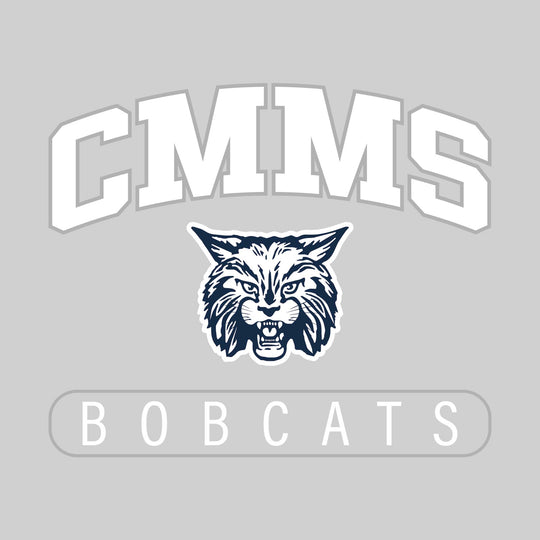 CMMS Bobcats - Spirit Wear - Arched CMMS with Mascot