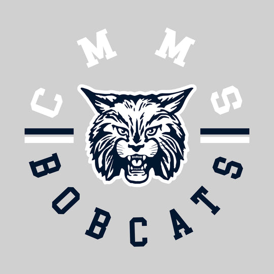 CMMS Bobcats - Spirit Wear - Circular Text with Logo