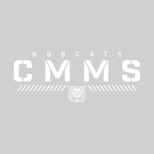 CMMS Bobcats - Spirit Wear - Stenciled School Name with Mascot