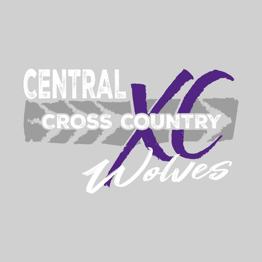 Central Wolves - Cross Country - Brush Stroke Arrow with XC
