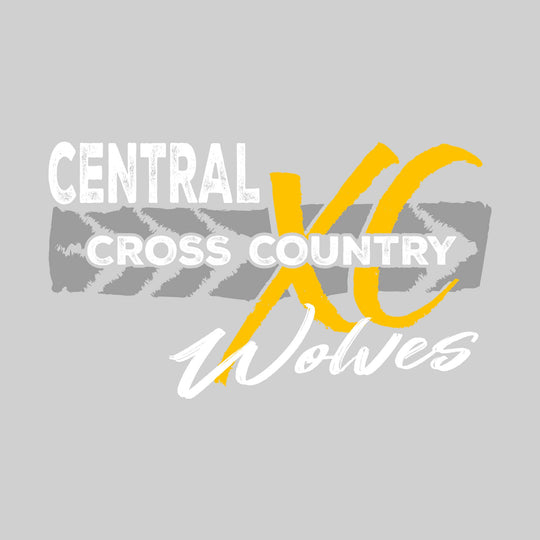 Central Wolves - Cross Country - Brush Stroke Arrow with XC