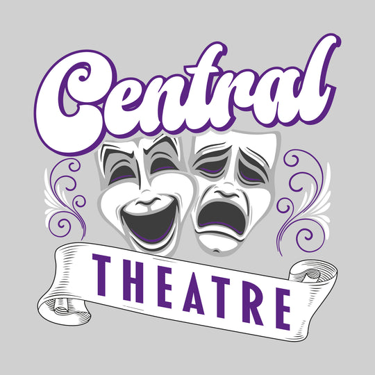 Central Wolves - Theatre - Drama Masks with Banner