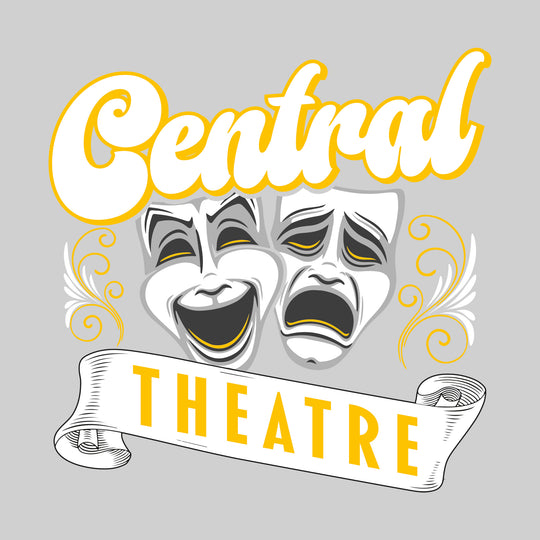 Central Wolves - Theatre - Drama Masks with Banner