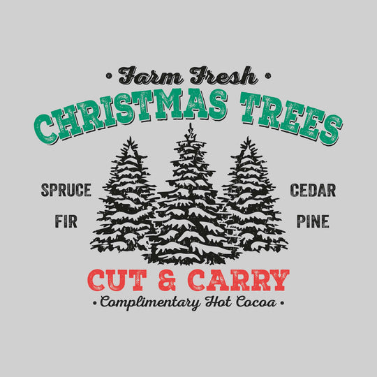 Farm Fresh Christmas Trees - Cut & Carry - Complimentary Hot Cocoa