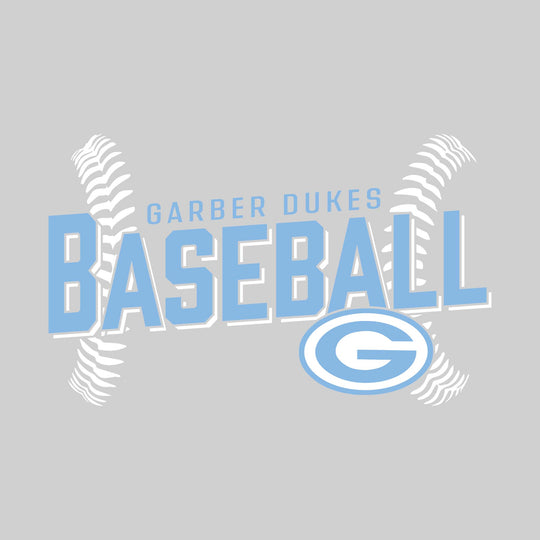 Garber Dukes - Baseball - Angled Baseball with Baseball Stitches