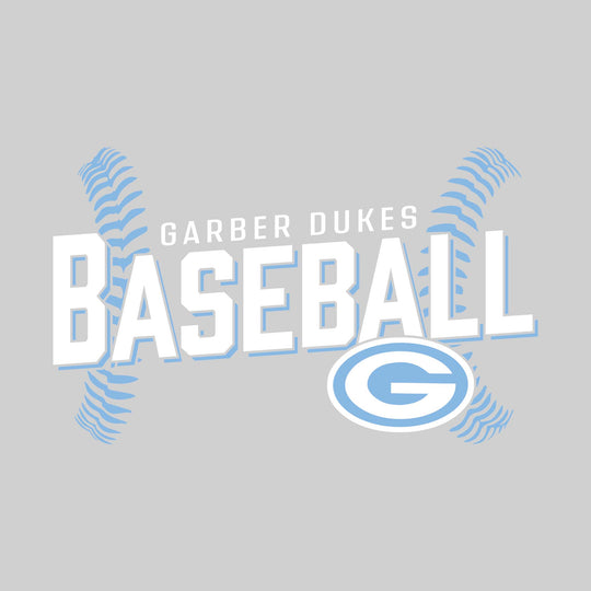 Garber Dukes - Baseball - Angled Baseball with Baseball Stitches
