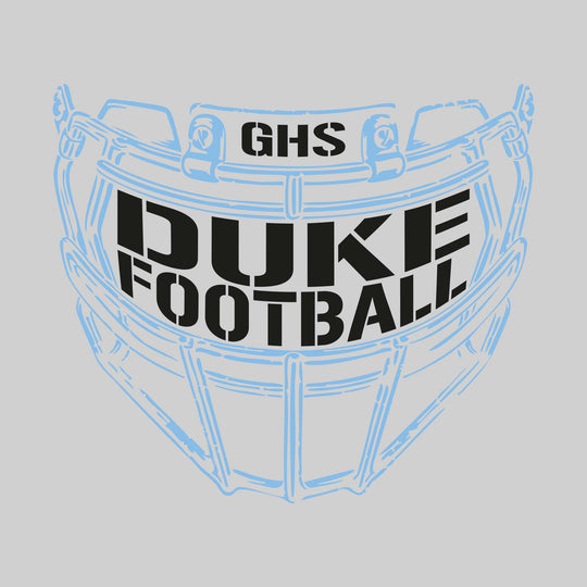 Garber Dukes - Football - Facemask with Text
