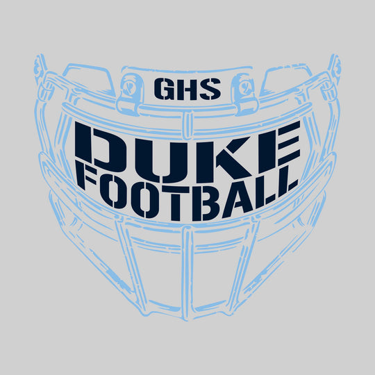Garber Dukes - Football - Facemask with Text