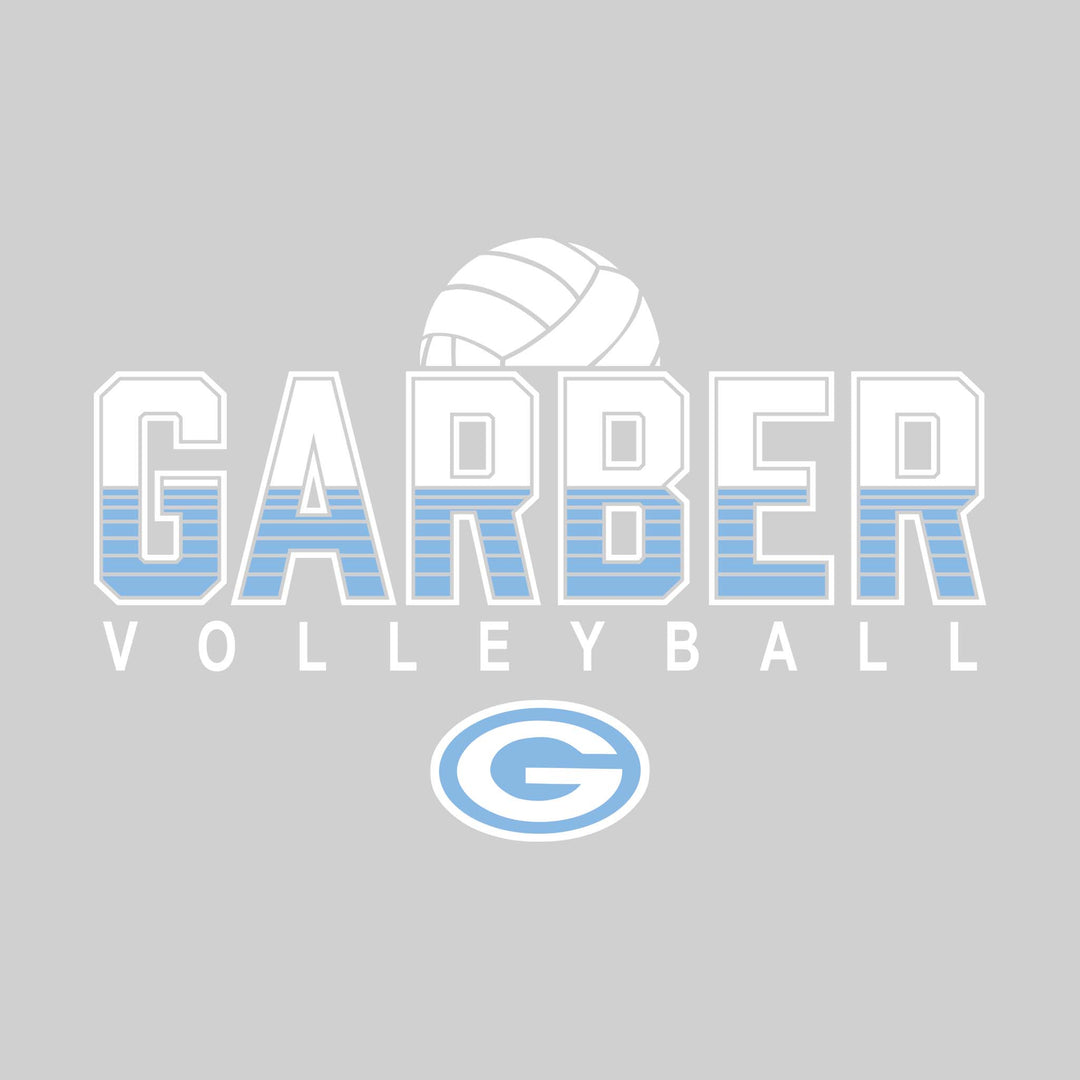 Garber Dukes - Volleyball - Striped Garber with Mascot