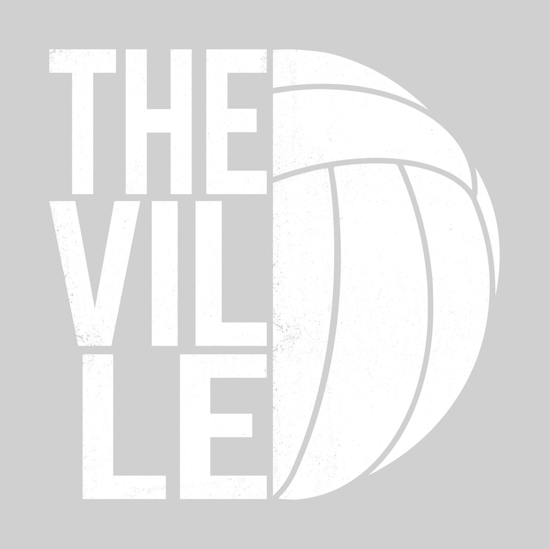Garber Dukes - Volleyball - The Ville with Half Volleyball - Distressed