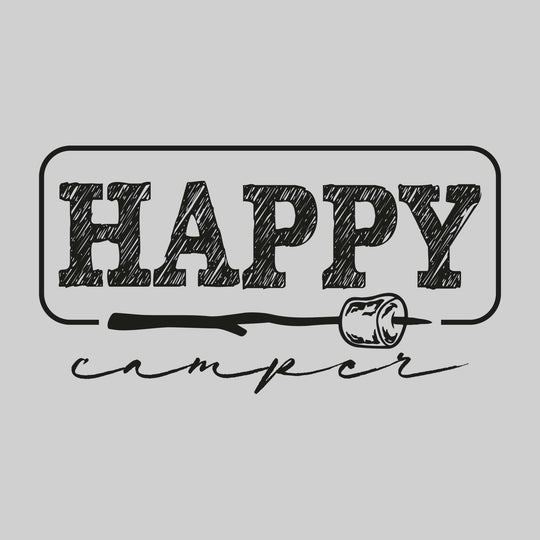 Happy Camper - Framed Happy with Roasted Marshmallow
