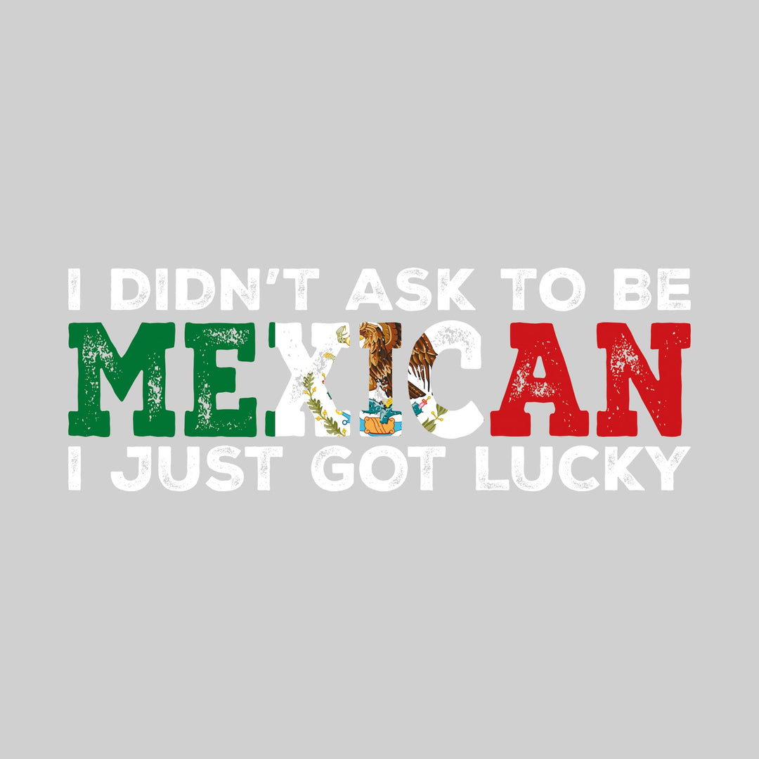I Didn't Ask to be Mexican I Just Got Lucky - Distressed