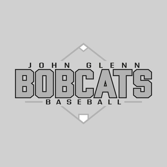 John Glenn Bobcats - Baseball - Baseball Diamond with School Name