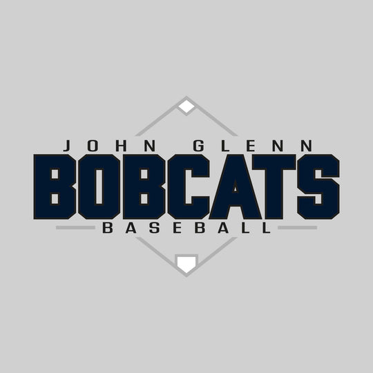 John Glenn Bobcats - Baseball - Baseball Diamond with School Name