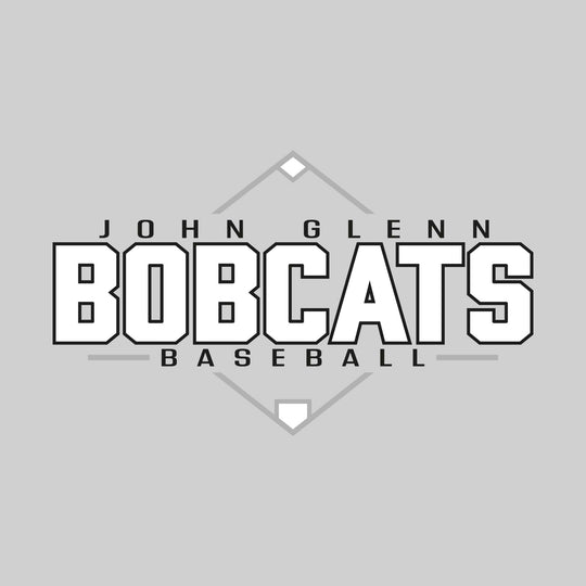 John Glenn Bobcats - Baseball - Baseball Diamond with School Name