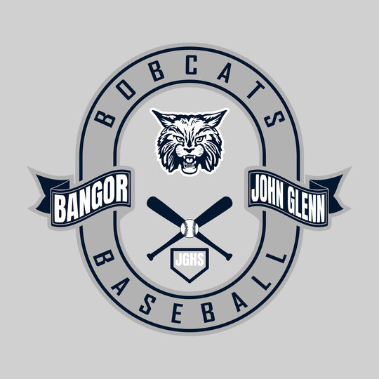 John Glenn Bobcats - Baseball - Oval with Banners