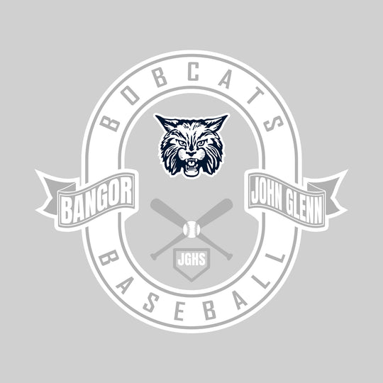 John Glenn Bobcats - Baseball - Oval with Banners