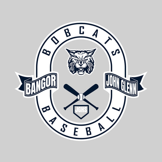 John Glenn Bobcats - Baseball - Oval with Banners