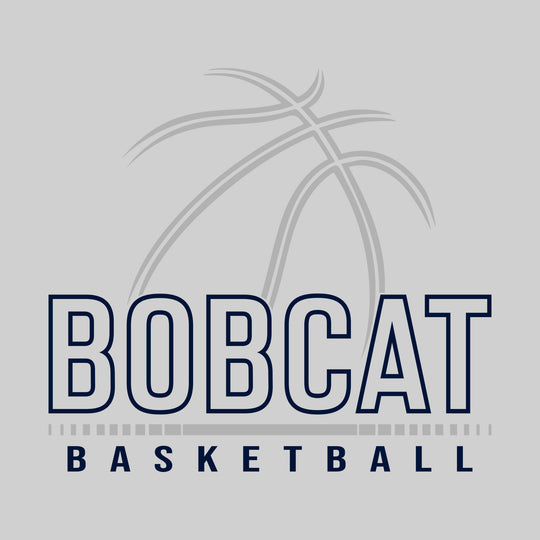 John Glenn Bobcats - Basketball - Basketball Grooves with Team Name