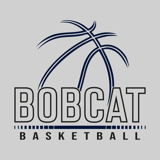 John Glenn Bobcats - Basketball - Basketball Grooves with Team Name