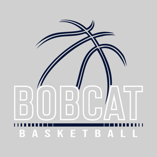 John Glenn Bobcats - Basketball - Basketball Grooves with Team Name
