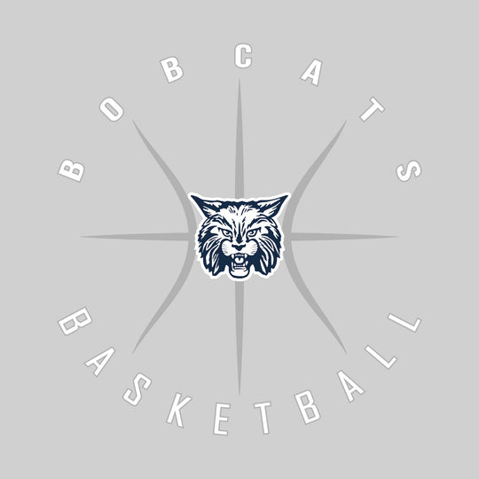 John Glenn Bobcats - Basketball - Circle Text with Threads