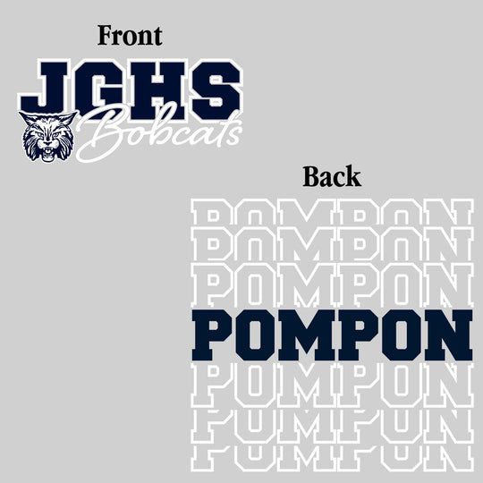 John Glenn Bobcats - Poms - JGHS Bobcats - Pompon Repeated