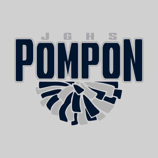 John Glenn Bobcats - Poms - JGHS Pompon with Half Pom