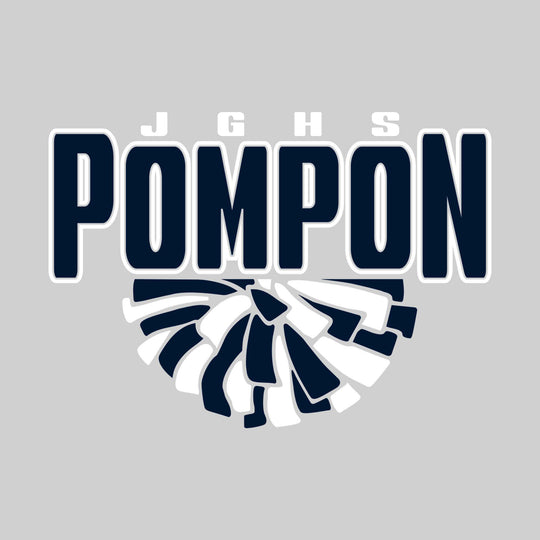 John Glenn Bobcats - Poms - JGHS Pompon with Half Pom