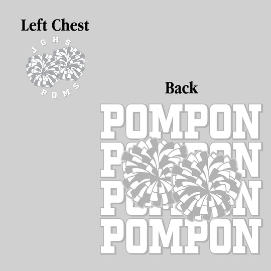 John Glenn Bobcats - Poms - JGHS Poms - Pompon Repeated with Pompons