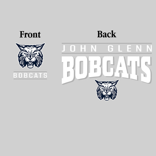 John Glenn Bobcats - Spirit Wear - Mascot Over Bracketed Name