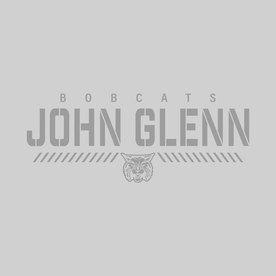 John Glenn Bobcats - Spirit Wear - Stenciled School Name with Mascot