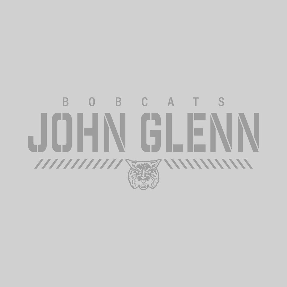 John Glenn Bobcats - Spirit Wear - Stenciled School Name with Mascot