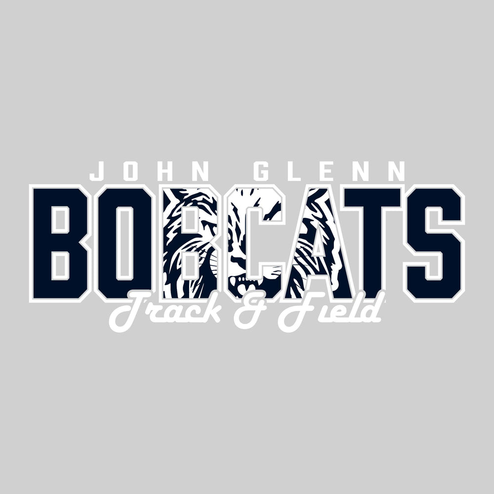 John Glenn Bobcats - Track & Field - Bobcats with Mascot Inset